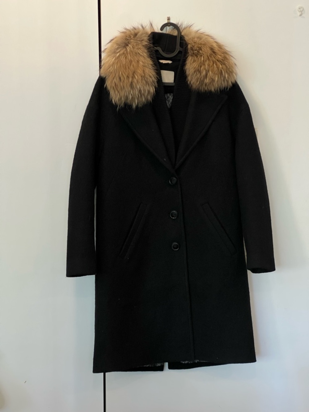 Soia & Kyo Frieda 3-in-1 Wool Mid Coat Single Breasted Black XS